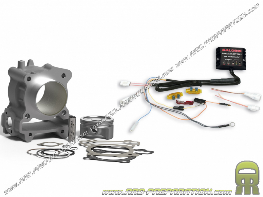 Kit 182,5cc MALOSSI Ø63mm, cylindre / piston + boitier électronique pour YAMAHA YZF-R 125 ie 4T LC euro 4 à partir de 2019