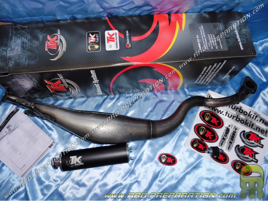 Exhaust TURBOKIT TK HYPER RACING for DERBI VARIANT START START 5, FURAX, ADVENTURE, REVOLUTION, URBAN, DS ... 50cc