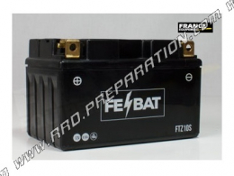 Batterie FE-BAT FTZ10S 12v 8.6A (sans entretien) pour moto, mécaboite, scooters...