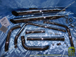 Exhaust LEOVINCE SILVERTAIL K02 for motorcycle HONDA VT 750, C2, ACE, SHADOW from 1997 to 2007