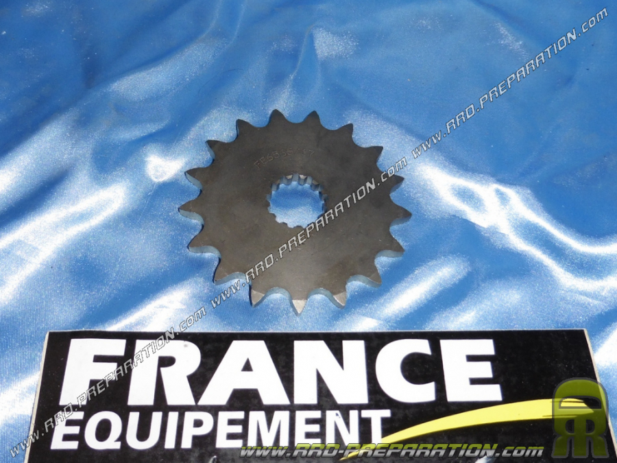 Gear box outlet FRANCE EQUIPMENT teeth with choices for motorcycle KAWASAKI ER6, VERSYS, SUZUKI GLADIUS ... width 520
