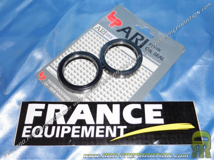 Joint spy de fourche FRANCE EQUIPEMENT Ø43x54x11 mm pour APRILIA 750 SHIVER, BUELL, CAGIVA, DUCATI MONSTER, HONDA CR...