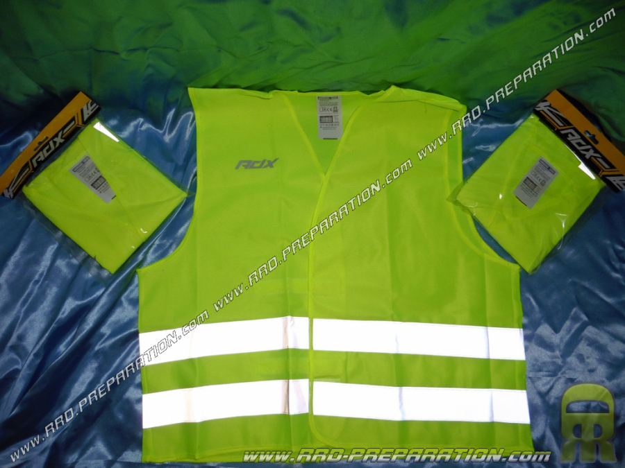  Gilet réfléchissant jaune fluo P2R sécurité velcro