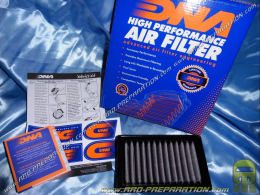 Filtre à air DNA RACING pour boite à air d'origine sur moto BMW 650 GS, 700 GS, 800 GS, HUSQVARNA NUDA 900, 900 R, ...