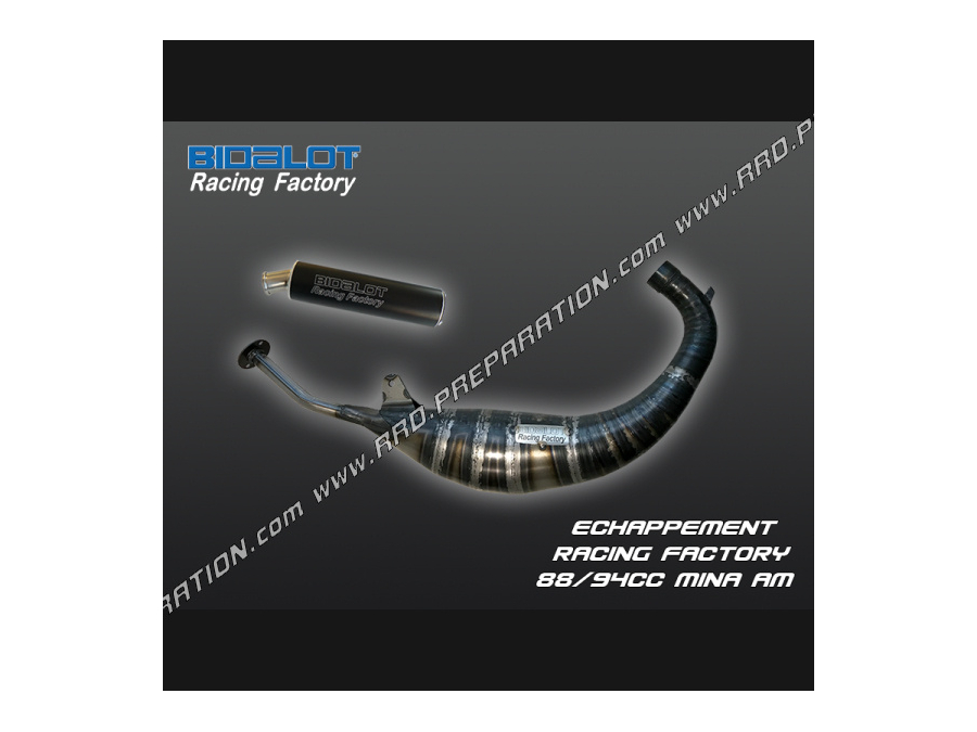 Escape BIDALOT RACING FACTORY 88/90cc 2019 paso bajo para minarelli am6 YAMAHA DT, MBK X-limit, PEUGEOT XPS,...