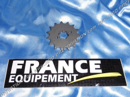 Caja salida piñón FRANCE EQUIPEMENT dientes con opciones para moto SUZUKI VANVAN, RV, RG, GP, KAWASAKI KS 125cc.. ancho 428