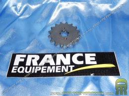 Pignon de sortie de boite FRANCE EQUIPEMENT dents aux choix pour moto BETA 125.RR de 2006 à 2014... largeur 428