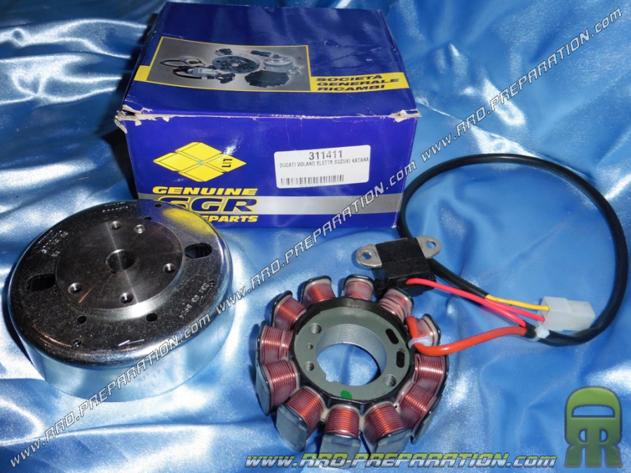 Kit estator + rotor SGR para moto scooter MORINI, SUZUKI, DERBI ...