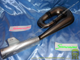 Exhaust SIMONINI SHORT CLEAR for HONDA CAMINO, PA50, HOBBIT...