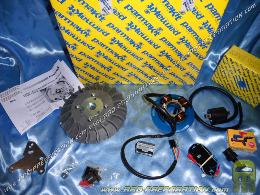 Encendido por rotor externo PARMAKIT RACE para VESPA GTR, TS, Sprint, PX80, PX200, PE, Cose, Lusso, ...