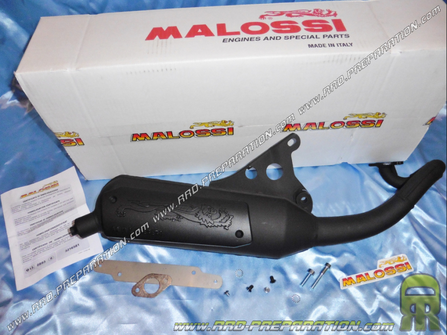 Escape MALOSSI WILD LION para scooter Minarelli horizontal (nitro, aerox, ovetto, neos, ...)