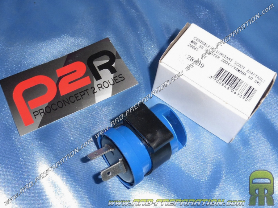 Relay / flashing P2R 12V 2 scooter plugs MBK Nitro, Booster & YAMAHA Aerox, Bw's...