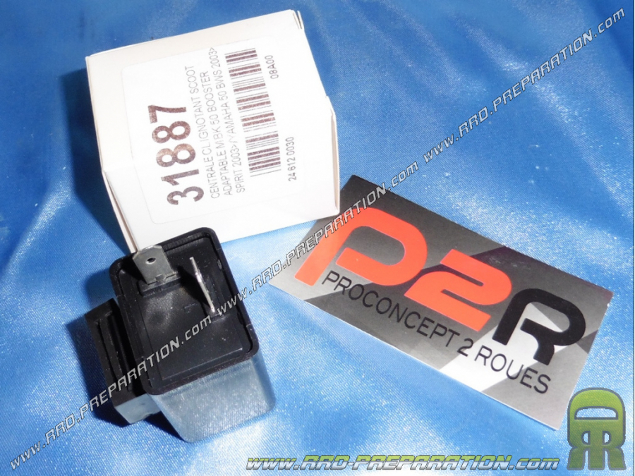 Relay / central blinking P2R 12V 2 scooters MBK Nitro scooter, Booster & YAMAHA Aerox, Bw's ... before 2004