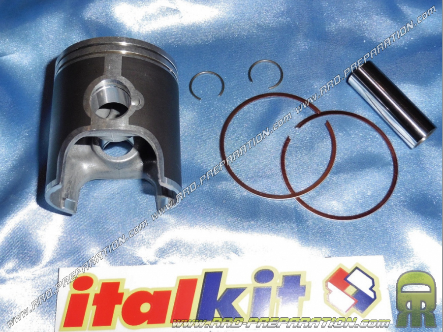 Piston Ø54mm bi-segment pour kit origine et ITALKIT sur ROTAX 122, aprilia RS, AF1, EUROPA, PEGASO, et autres 2 temps