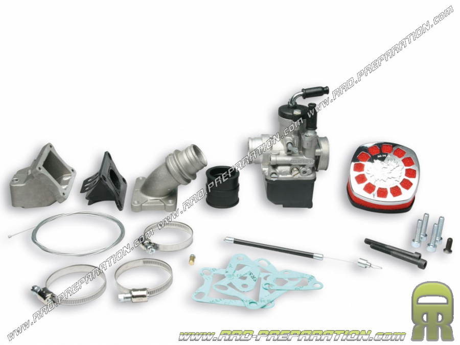MALOSSI PHBL 25 carburettor kit with air filter and special cable for VESPA PK 50