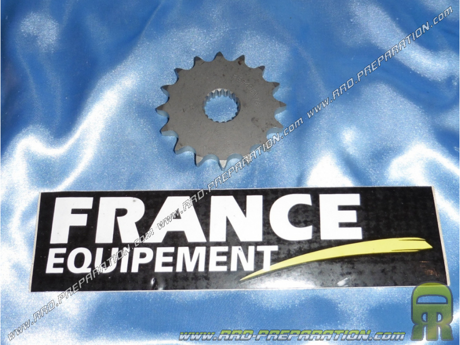 Pignon de sortie de boite FRANCE EQUIPEMENT dents aux choix pour moto MASH 125 SEVENTY, CAFE RACER.. largeur 428