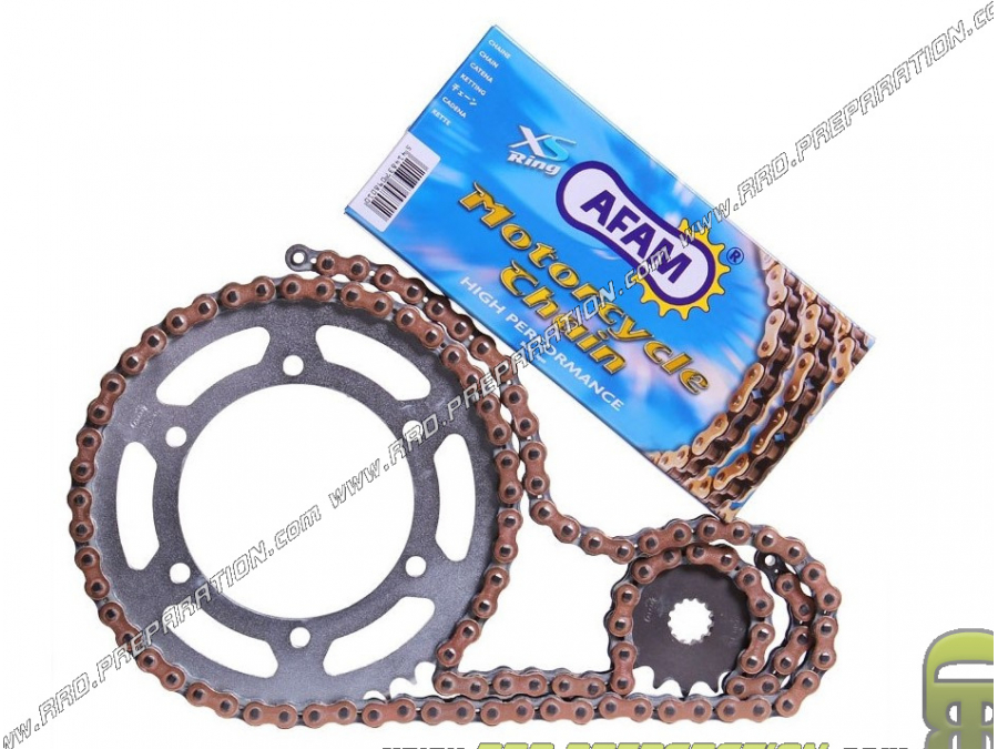 Kit chaîne AFAM 428 / 13X42 pour MASH Seventy five, Café Racer, Scrambler,...