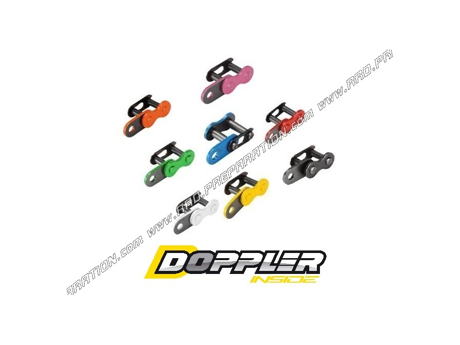 DOPPLER complete quick coupler for chain in 420 colors to choose from