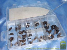 Box of 80 half-moon ignition keys of different sizes