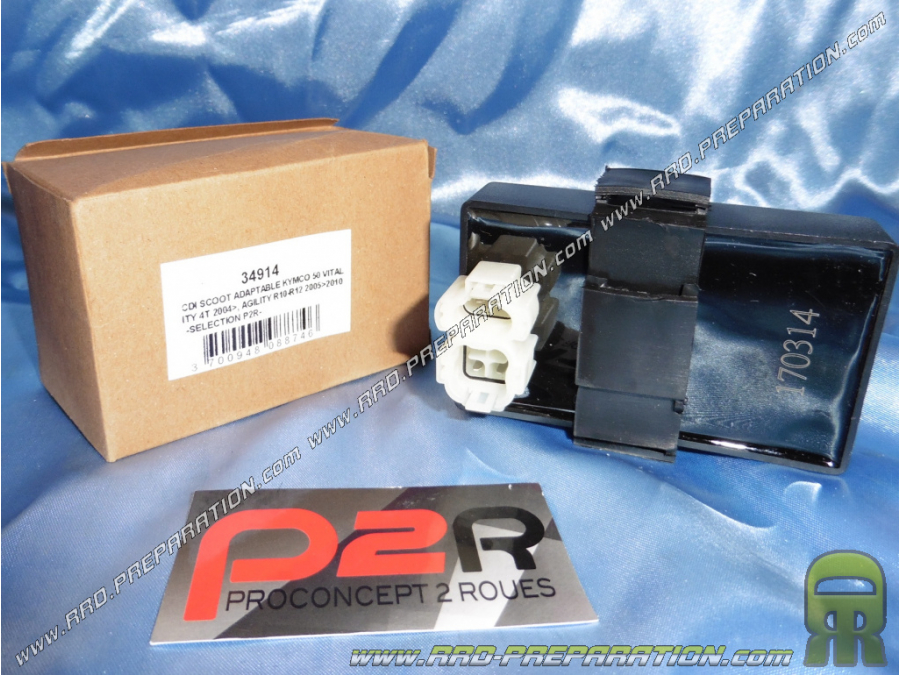 CDI block original type P2R for ignition of origin scooter 50cc KYMCO VITALITY, AGILITY, R10, R12 ... 4T