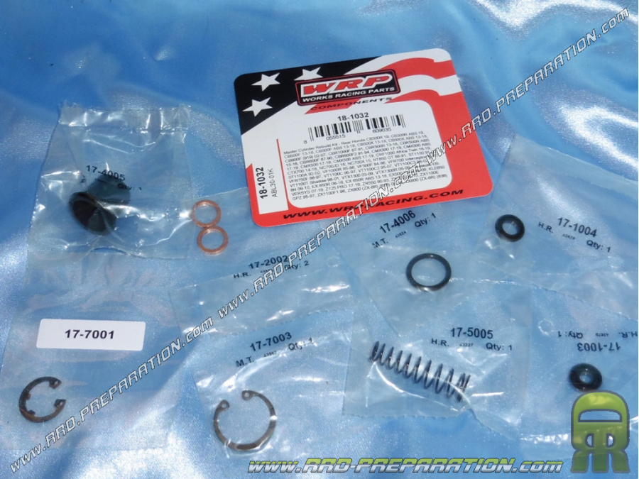 Kit de reparación de bomba de freno trasero WRP para HONDA CBF, CBR, KAWASAKI VERSYS, SUZUKI BANDIT...