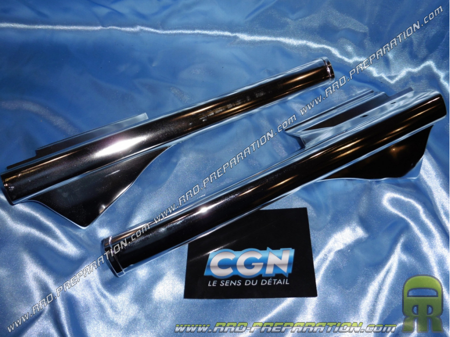 CGN chrome fork cover PEUGEOT 103 MVL (right and left)