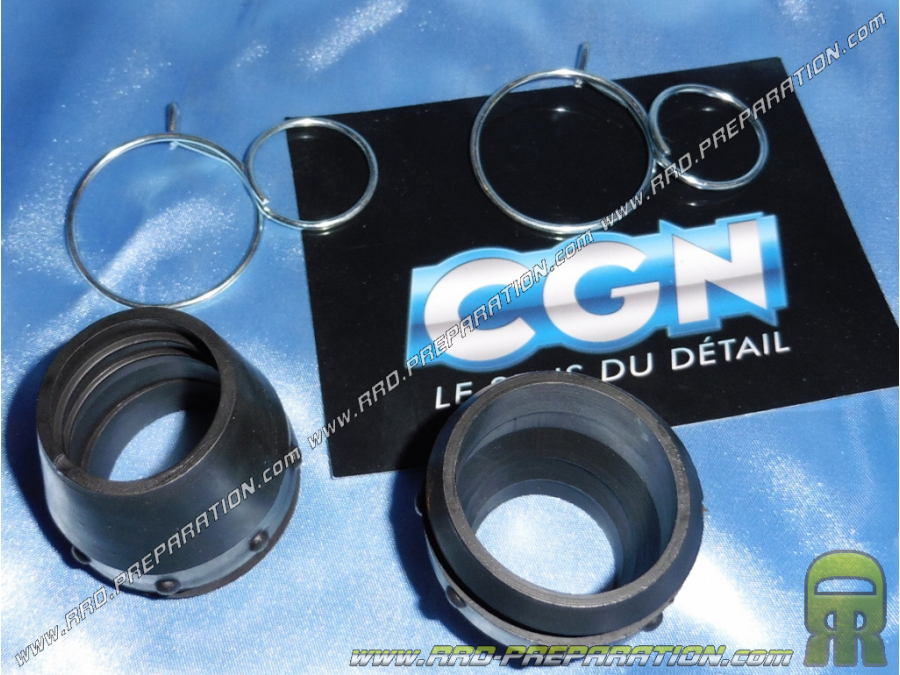 Cache poussière de fourche CGN pour MBK 51 MAGNUM, HARDROCK, SWING... Ø30mm/35mm