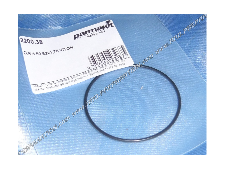 Torque head gasket viton Ø46 X 3mm (central compression) for cylinder head PARMAKIT on Peugeot 103, MBK 51, SCOOTER ...