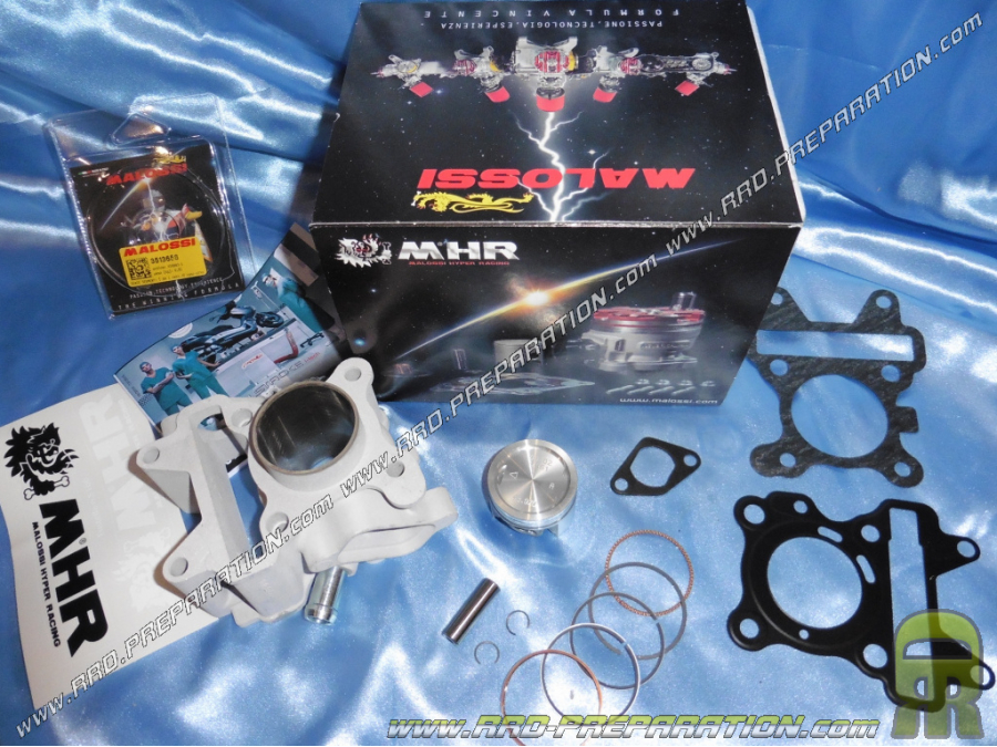 Kit 70cc Ø44mm MALOSSI aluminium pour MBK BOOSTER X / OVETTO & YAMAHA GIGGLE / C3 et NEO'S 4 temps