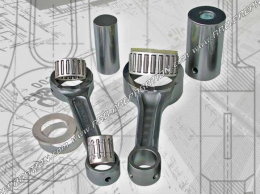 ITALKIT crankshaft connecting rod original size reinforced (Length 97mm, pin Ø20mm, axis 14mm) for HONDA CR 80 from 86/02