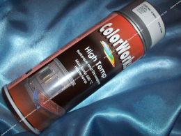 Bombe spray peinture haute température HQS noir 800°C pour pot  d'échappement 400ML