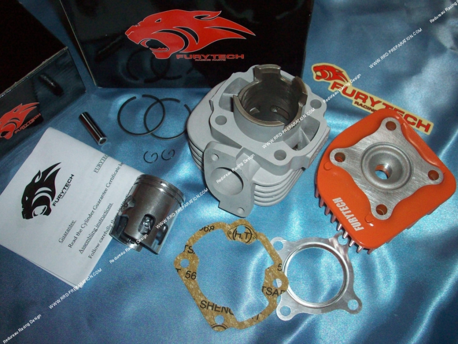 Kit 50cc Ø40mm FURYTECH RS10 Pro aluminio (eje 10mm) minarelli aire horizontal (ovetto, neos,...)