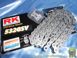 Reinforced chain width 532 GSV XW-RING RK Racing for motorcycle, 80cc, 125cc, ... sizes to choose from
