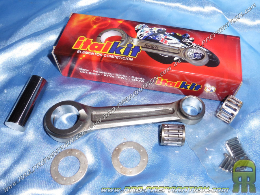 Competition ITALKIT rod forged machined (length 113mm, Ø20mm crank pin, axis 15mm) 125cc engine KARTING TM