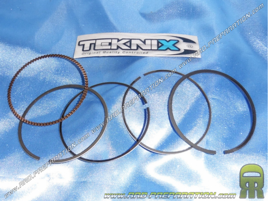 Jeu de segments et racleur Kit 125cc TEKNIX Ø52,4mm aluminium pour sur YAMAHA X-MAX 125cc, YZF R 125cc, MBK CITYLINDER