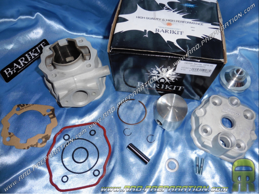 Kit 80cc alto motor Ø50mm BARIKIT RACING aluminio DERBI euro 1 y 2