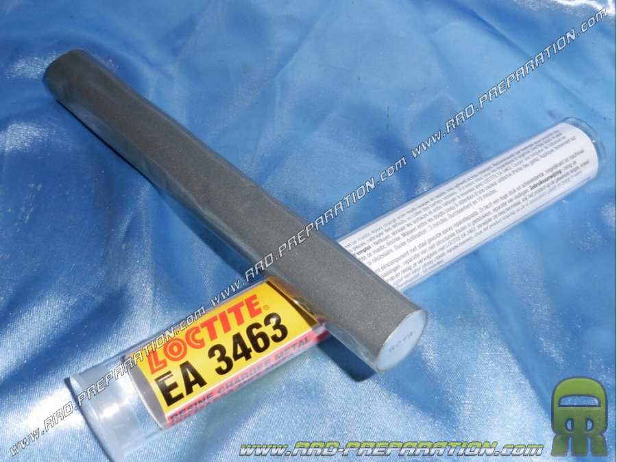 Pâte pour ajout de matière et rebouchage aluminium (époxy bi-composants) LOCTITE METAL MAGIC STEEL 3463 114g Pâte pour ajout de matière et rebouchage aluminium (époxy bi-composants) LOCTITE METAL MAGIC STEEL 3463 114g