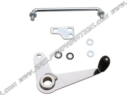 Pédale de lanceur (cirette) articulée REPLAY acier chrome pour Peugeot 103 & MBK 51 sauf SPX, RCX, CLIP & MVX