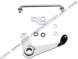 REPLAY articulated starter pedal (cirette) chrome steel for Peugeot 103 & MBK 51 except SPX, RC X, CLIP & MVX