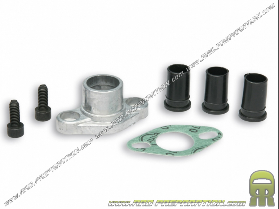 MALOSSI intake pipe Ø19X24mm with tubes and screws for SUZUKI 50cc TSX, TS 50 XK / XKG / X