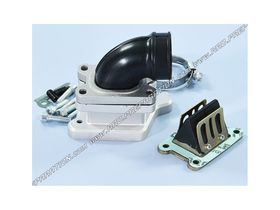 Kit admisión POLINI (tubo + válvulas) Ø28 a 30 en VESPA PX, T5 80, 125, 150 2T