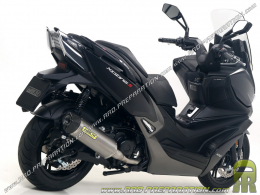 Silencieux ARROW RACE TECH pour collecteur ARROW sur maxi scooter Kymco XCITING 400i S 2019/2020