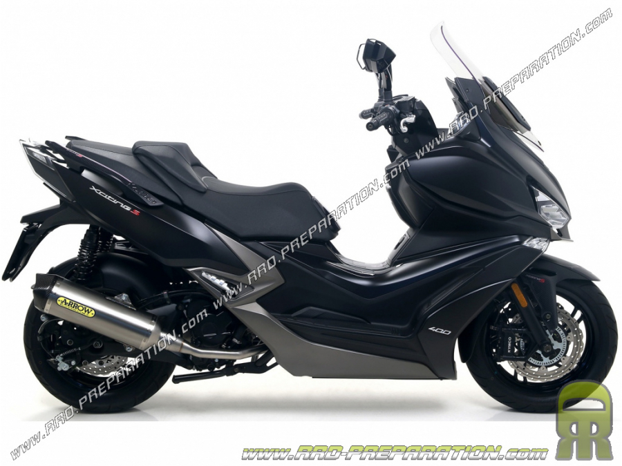 Pot d'échappement ARROW RACE TECH pour Maxi-Scooter Kymco XCITING 400i S 2019/2020