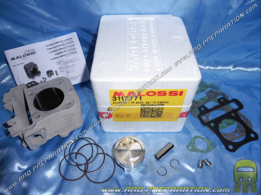 Kit 80cc Ø49mm MALOSSI aluminio SCOOTER 50 4T PIAGGIO LIBERTY IGET, ZIP, VESPA PRIMAVERA, SPRINT... de 2018