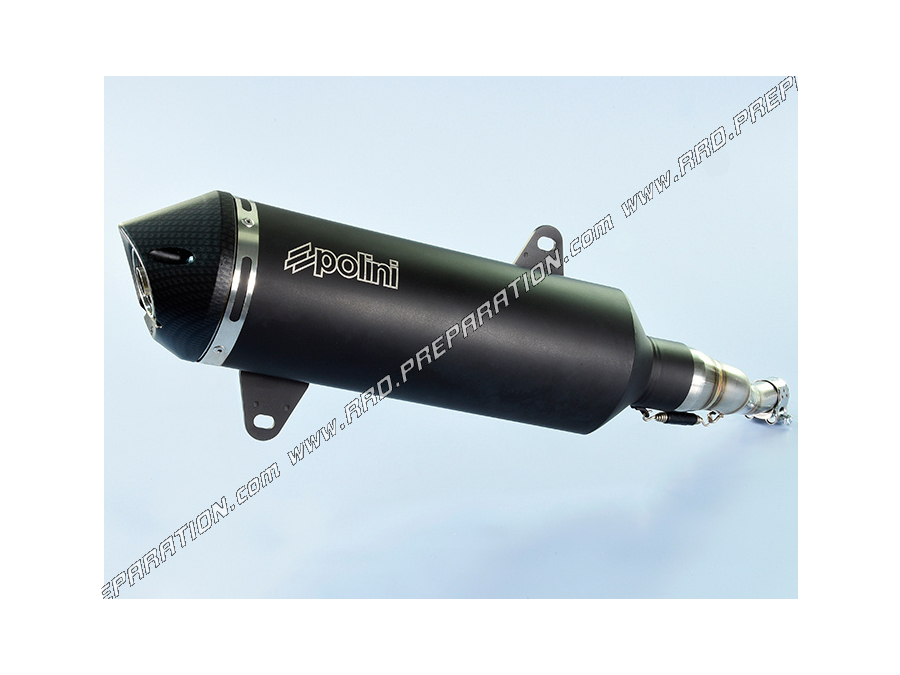 POLINI BLACK exhaust silencer for YAMAHA X-MAX 125 EURO 4 from 2018