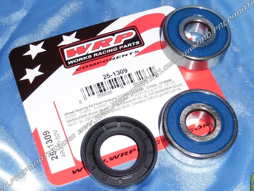 Front wheel bearing kit for HYOSUNG GT COMET, GT R, GV AQUILA, ST7, SUZUKI GZ MARAUDER, YAMAHA