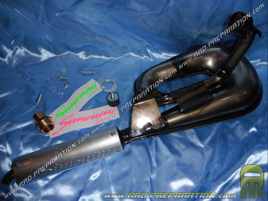 SIMONINI SERPENTIN Racing exhaust for MBK 51, AV10, motobecane, AV7, AV88, 40...