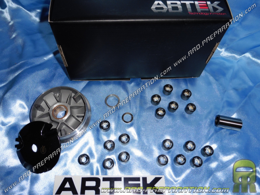 Variateur ARTEK K1 (variateur, galets, …) pour SCOOTER et QUAD minarelli (booster, ovetto, nitro,...)