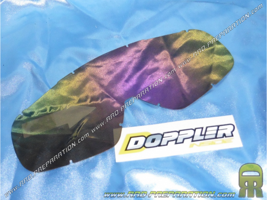 Pantalla para gafas DOPPLER anti-rayaduras ROJA IRIDIO o TRANSPARENTE