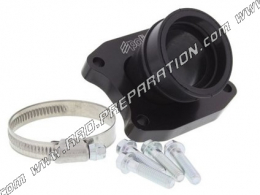 Pipe d'admission POLINI Evolution orientable carburateur 30 a 34mm (fixation Ø37 a 42mm) mécaboite moteur DERBI